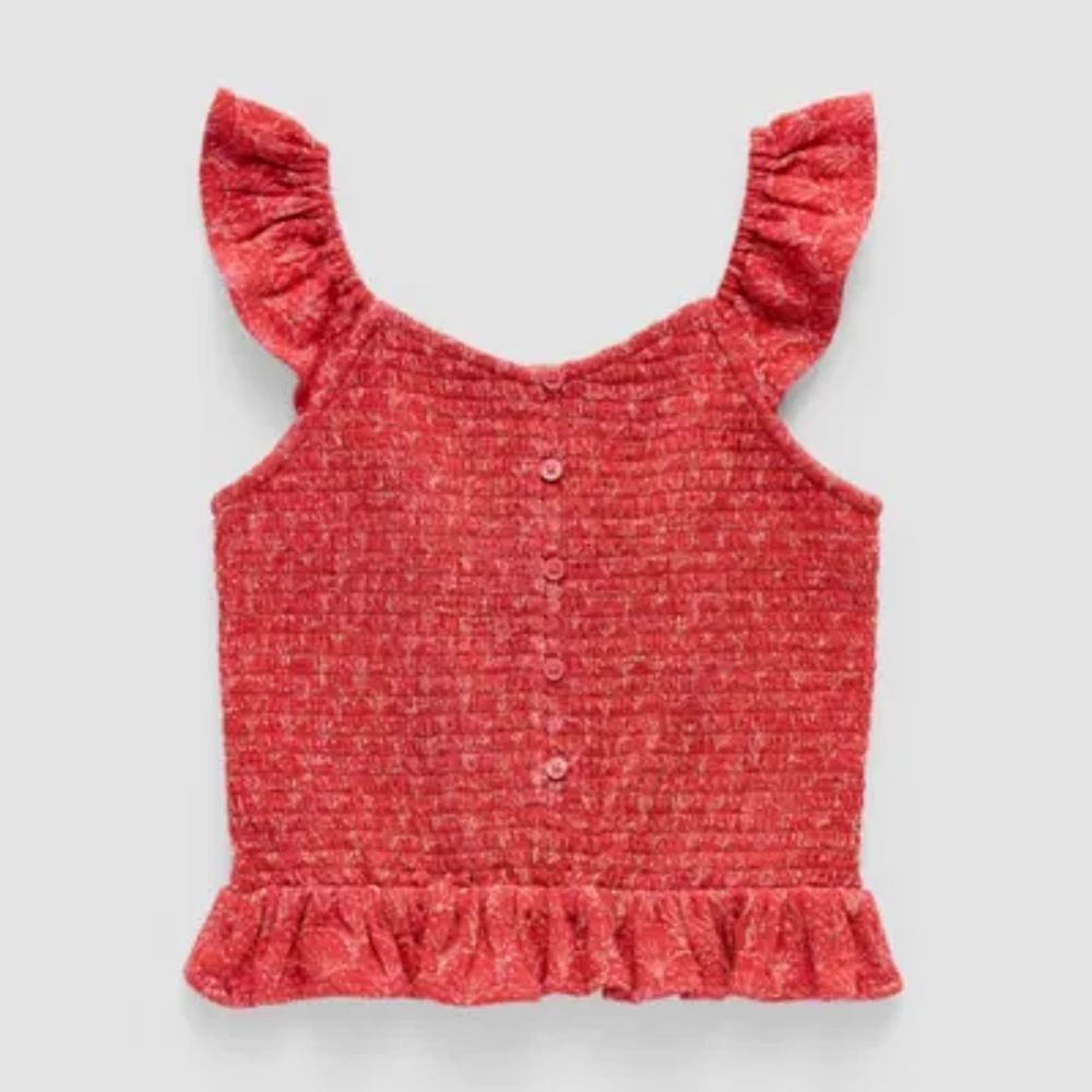 Thereabouts Little & Big Girls V Neck Tank Top