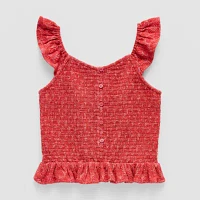 Thereabouts Little & Big Girls V Neck Tank Top