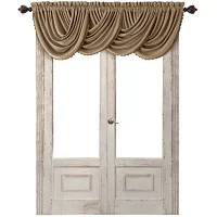 Elrene Home Fashions All Seasons Rod Pocket Arch Valance