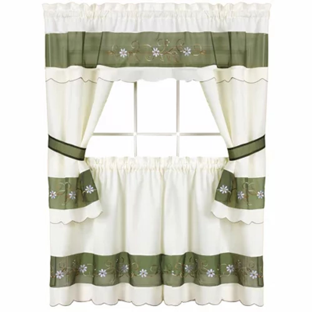 Rod Pocket Kitchen Curtains & Drapes Window Sets