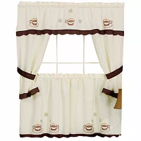 Rod Pocket Kitchen Curtains & Drapes Window Set