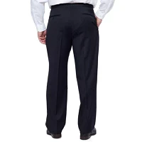 Stafford® Pleated Tuxedo Pants–Big & Tall