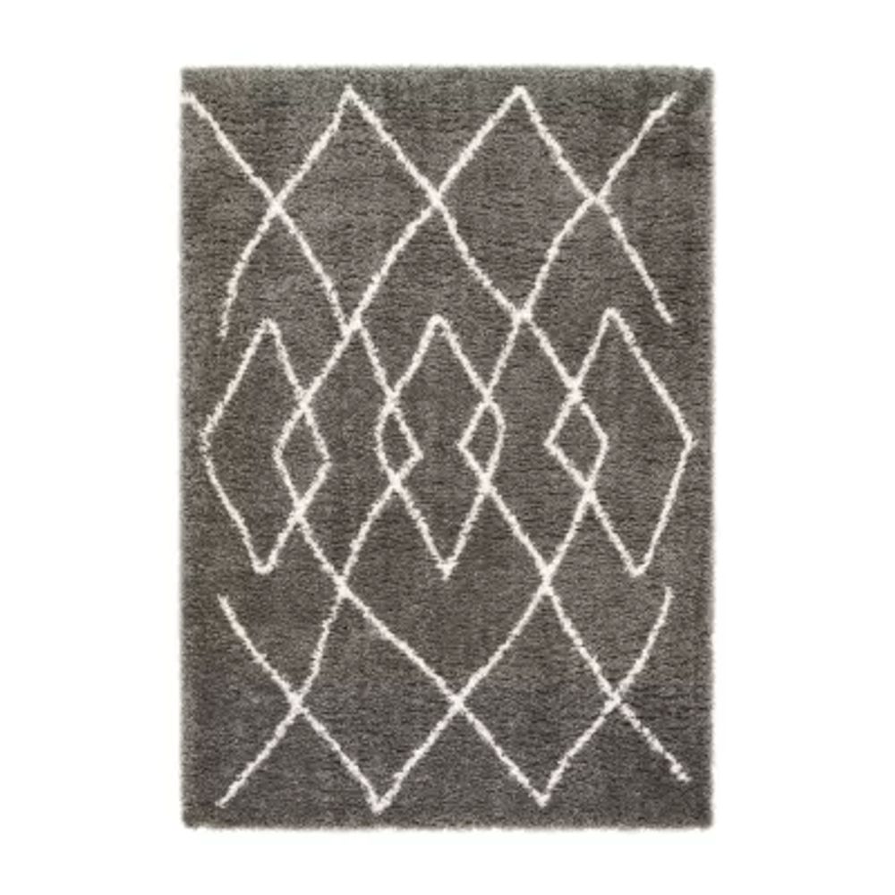 Safavieh Flokati Collection Hildred Geometric Area Rug