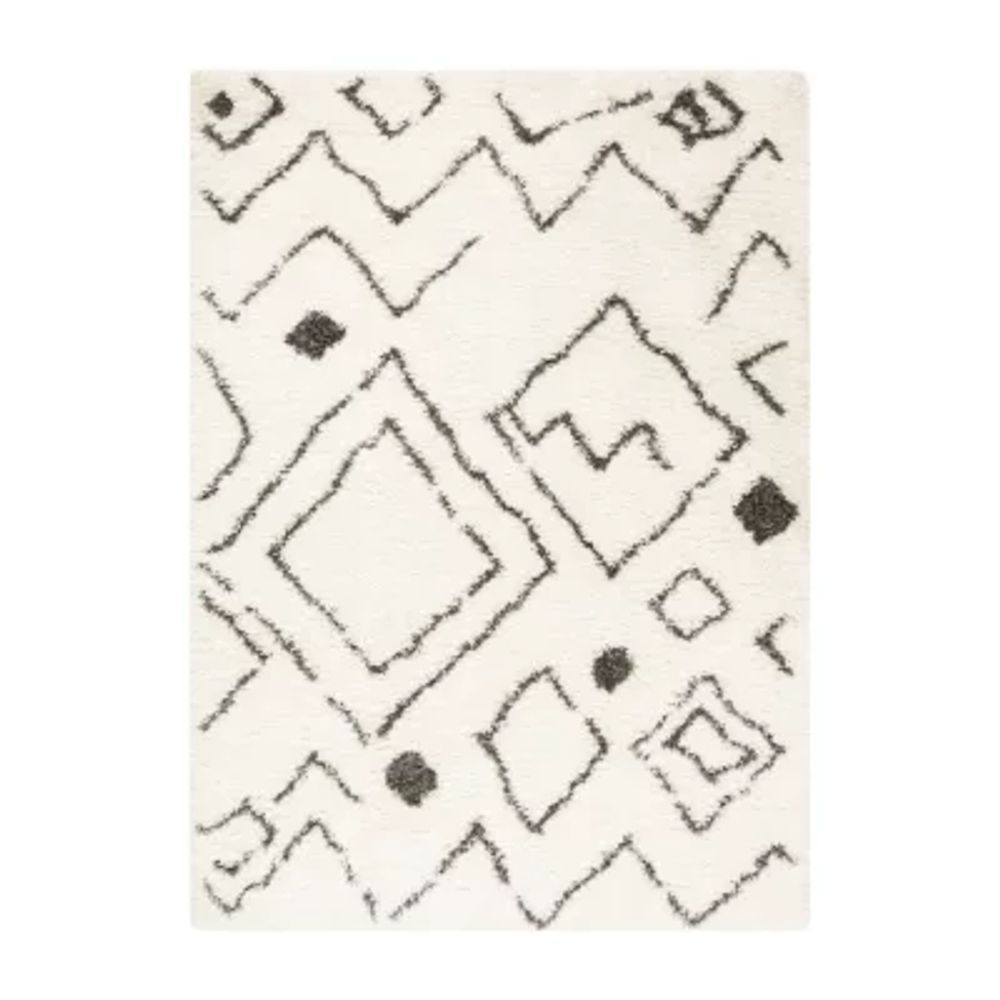 Safavieh Flokati Collection Osmond Abstract Area Rug