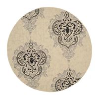 Safavieh Courtyard Collection Dedrick Medallion Indoor/Outdoor Round Area Rug