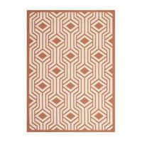 Safavieh Courtyard Collection Dorothy Geometric Indoor/Outdoor Area Rug