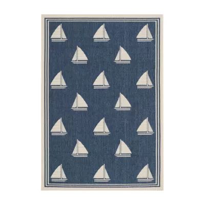 Safavieh Courtyard Collection Palden Geometric Indoor/Outdoor Area Rug