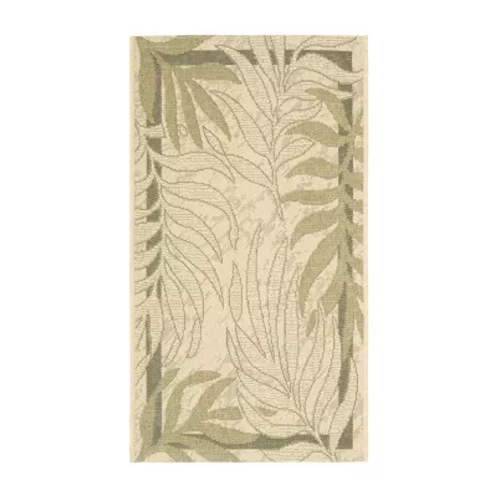 Safavieh Courtyard Collection Wilmer Floral Indoor/Outdoor Area Rug