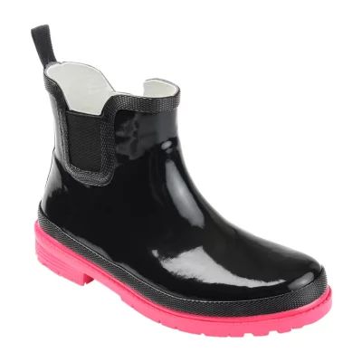 Journee Collection Womens Tekoa Block Heel Rain Boots