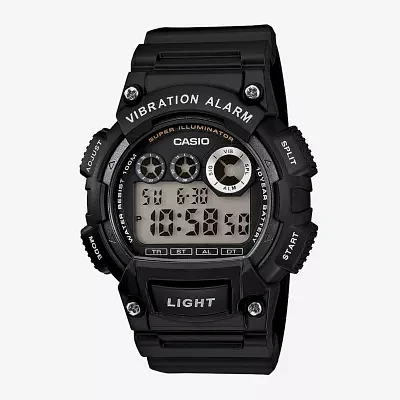 Casio® Mens Black Resin Strap Digital Sport Watch W735H-1AVCF