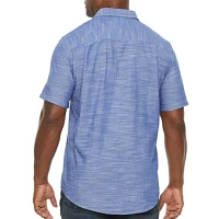 St. John's Bay Big and Tall Mens Classic Fit Short Sleeve Button-Down Shirt