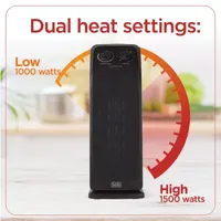 Black+Decker Ceramic Tower Heater