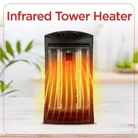 Black+Decker Infrared Radiant Quartz Tower Heater