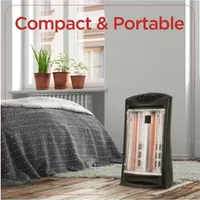 Black+Decker Infrared Radiant Quartz Tower Heater