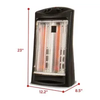 Black+Decker Infrared Radiant Quartz Tower Heater