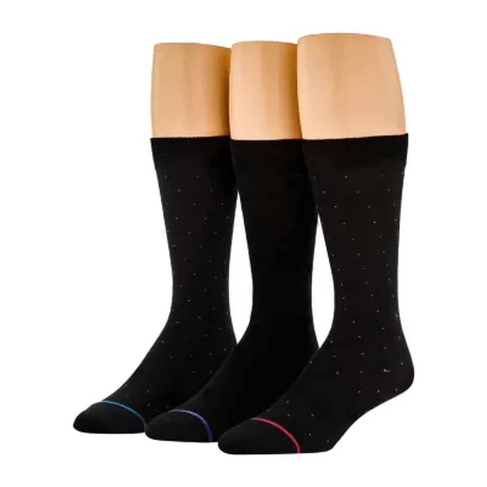 Stafford Super Soft Lux 3 Pair Crew Socks Mens