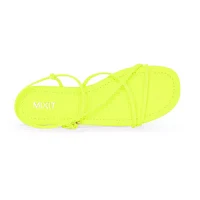 Mixit Womens Skinny Strap Ankle Flat Sandals