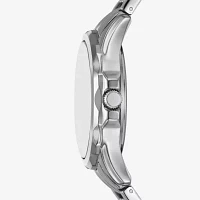 Relic By Fossil Mens Silver Tone Bracelet Watch Zr16046