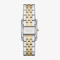 Relic By Fossil Womens Two Tone Bracelet Watch Zr34667