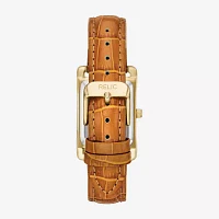 Relic By Fossil Womens Brown Leather Strap Watch Zr34670