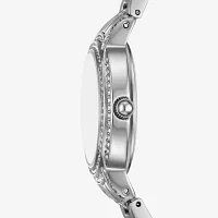 Relic By Fossil Womens Silver Tone Bracelet Watch Zr34672