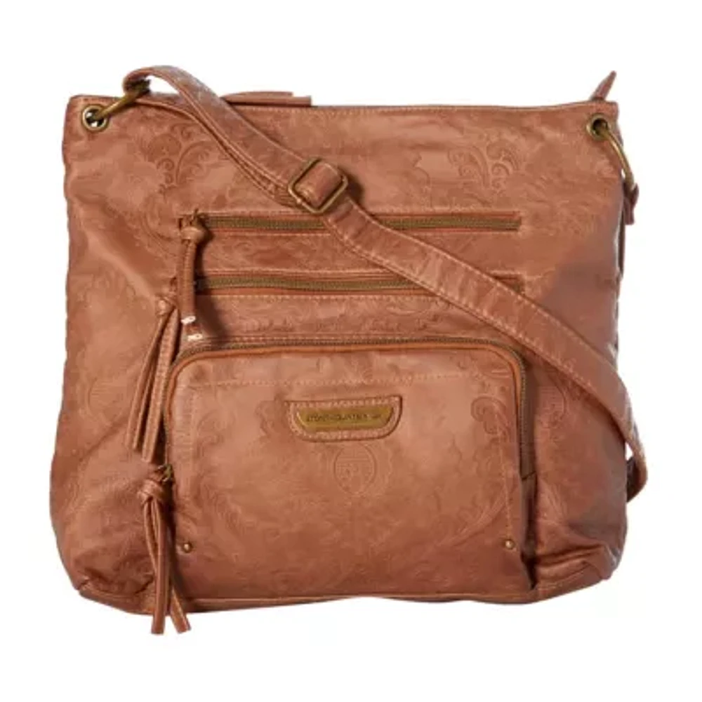 Stone Mountain Embossed Smokey Super Crossbody Bag