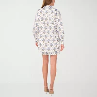 Sam And Jess Womens Floral Jacket Dress