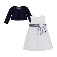Blueberi Boulevard Little & Big Girls Sleeveless 2-pc. Dress Set