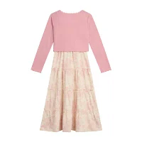 Byer California Big Girls Sleeveless Midi 2-pc. Dress Set
