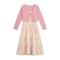 Byer California Big Girls Sleeveless Midi 2-pc. Dress Set