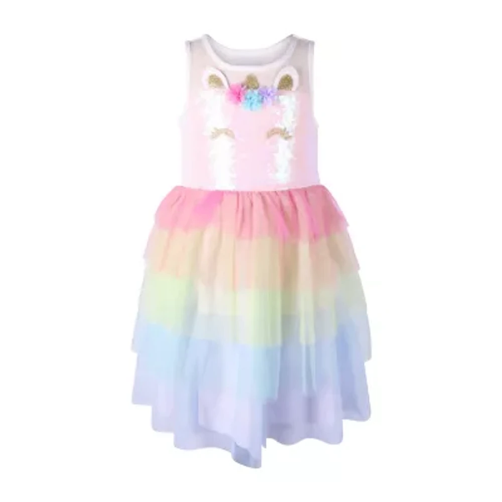 Lilt Little Girls Sleeveless Tutu Dress