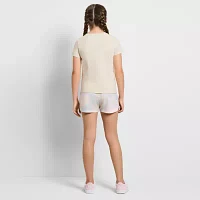 PUMA Big Girls Crew Neck Short Sleeve Graphic T-Shirt
