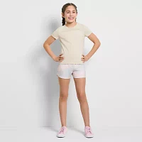 PUMA Big Girls Crew Neck Short Sleeve Graphic T-Shirt