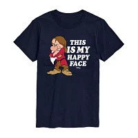 Mens Short Sleeve Snow White Grumpy Graphic T-Shirt
