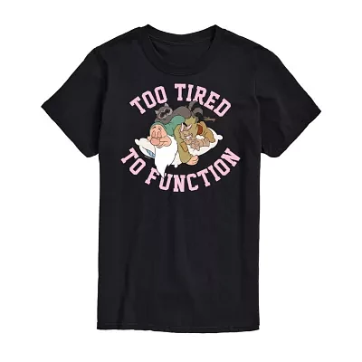 Mens Short Sleeve Snow White Graphic T-Shirt