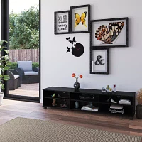 Hollywood TV Stand with Block Legs