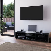 Hollywood TV Stand with Block Legs