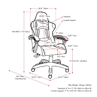 Ravagers Ergonomic Design Adjustable Height Office and Gaming Chair