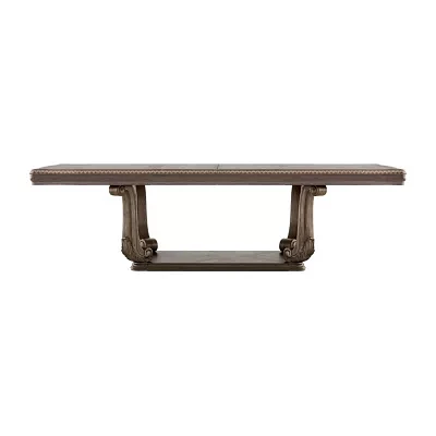 Seven Oaks Rectangular Wood-Top Dining Table