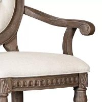 2-pc. Upholstered Tufted Dining Chair