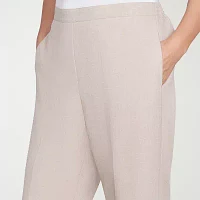 Alfred Dunner Kensington Garden Womens Mid Rise Straight Pull-On Pants