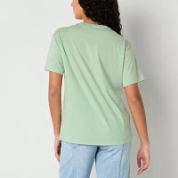 Juniors Disney Womens Crew Neck Short Sleeve Princess & The Frog Graphic T-Shirt
