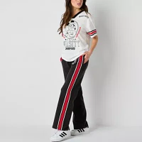 Football Womens V Neck Mickey and Friends Jersey Juniors