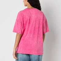 Juniors California Beach Oversized Tee Womens Crew Neck Short Sleeve Graphic T-Shirt