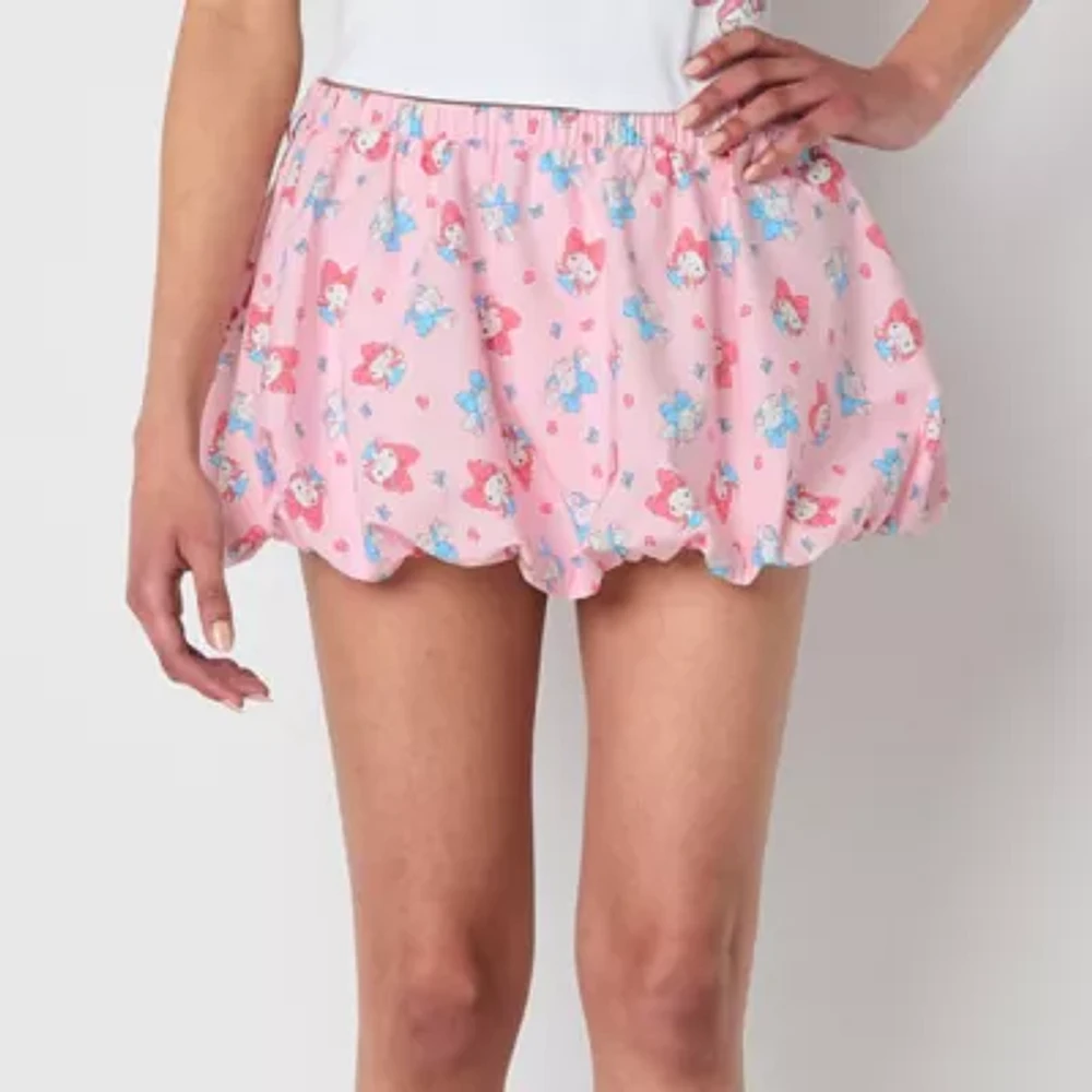 Cinnamaroll Blubble Skirt With Built Shorts Womens Pleated Juniors
