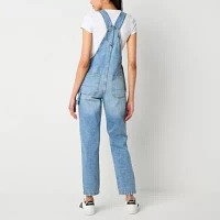 Arizona Sleeveless Womens Overalls-Juniors