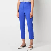 Worthington Womens Slim Fit Ankle Pant