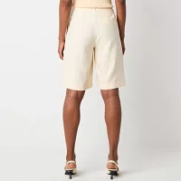 Worthington Womens Mid Rise Bermuda Short