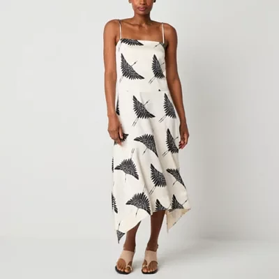 Worthington Womens Sleeveless Maxi Dress