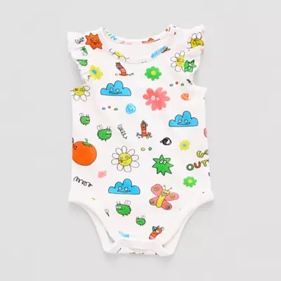 Okie Dokie x Matthew Langille Baby Short Sleeve Girls Bodysuit